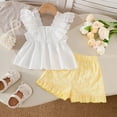 thumbnail image 2 of Soepste Toddler Girl Sets Girls Clothes Size 5 Toddler Girls Summer Outfit Top And Shorts Clothing Set, 2 of 6