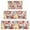 Pioneer Flower Floral-1, variant on Pioneer Flower Floral Print Pattern Kitchen Rugs Sets Of 3,Kitchen Runner Rugs Non Skid Washable,Decorative Kitchen Floor Mats for Kitchen,Sink,Laundry,17"x30" 17"x47" 17"x59"
