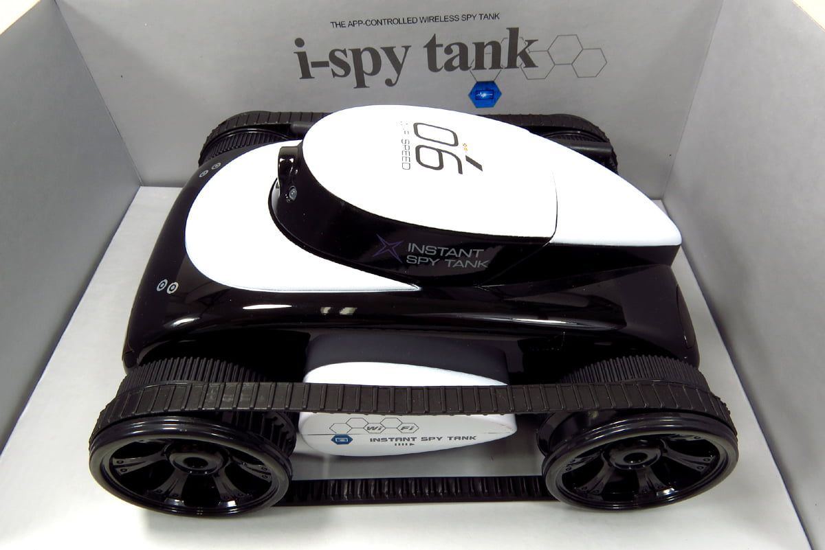 I-Spy Tank w/ Wifi Camera White App Controlled Adjustable Video Camera Snapshot 