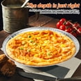 thumbnail image 4 of RZVNMKO 12 inch Aluminum Pizza Pans,(20 Pack)Disposable Round Foil Pan Trays, Oven & Freezer Safe Disposable Pizza Pan for Baking, Serving, Catering & Parties, 4 of 11
