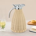 thumbnail image 5 of 1.5L Stainless Steel Thermal Jug, 304 Inner Liner with Silicone Lid, One-Button Pouring Design for Home Kitchens, Coffee Shops, Camping, 5 of 14