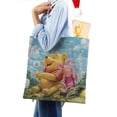 thumbnail image 4 of Winnie the Pooh Bolso de tela con estampado de lienzo para mujer, bolsa de compras reutilizable y estética, con cremallera interior, regalo para mujer,38*45cm., 4 of 6