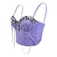 thumbnail image 1 of Faja moldeadora de cintura para mujer, con cadena blanca, estilo superior, para uso exterior, con diseño de espiga de pescado, 1 of 5