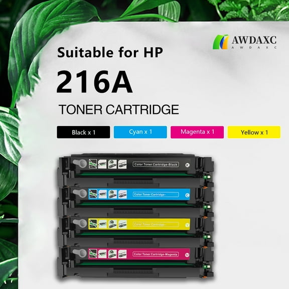 AWDAXC Compatible Toner Cartridge For HP 216A,Suitable For M155A / M155DW / M155NW Series Printer,High Yield 1500/1400 Pages,With chip,Can Add Powder,Portable Installation