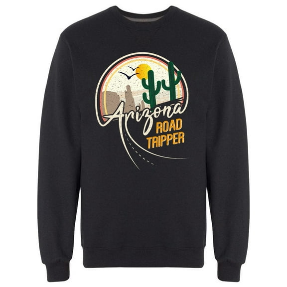 Desert Landscape Trip Graphic Sweatshirt Men -Image by Shutterstock, Male Large