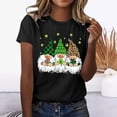 thumbnail image 3 of QIPOPIQ T-Shirts à Manches Courtes pour Femmes à Col Rond St. Patrick's Day T-Shirts Shamrock T-Shirt Chemise Verte T-Shirt St Patricks Day Chemises Tee Hauts Imprimés Chemises des Fêtes T-Shirts Graphiques Aubaines, 3 of 4