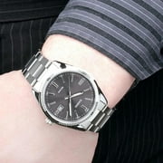 Casio Men’s Black Dial Analog Watch with Stainless Steel Bracelet - MTP-1302D-1A2V