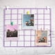 thumbnail image 5 of Panel de rejilla de alambre Uxcell 12x12", paquete de 2, paneles decorativos de malla metálica para colgar fotos, púrpura, 5 of 5