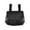 Black, variant on Solid Color Retro Fanny Pack, Handmade Strap-on Leather Belt Pouch, Historical Cosplay Outdoor Waist Wallet for Men Women Black