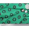 thumbnail image 2 of Soimoi Green Cotton Duck Fabric Line & Circle Geometric Fabric Prints By Yard 42 Inch Wide, 2 of 3