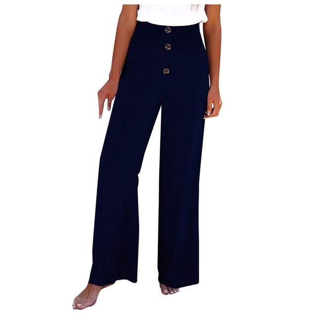 FNFYFH Clearance Women's Plus Size Flowy Linen Cotton Pants