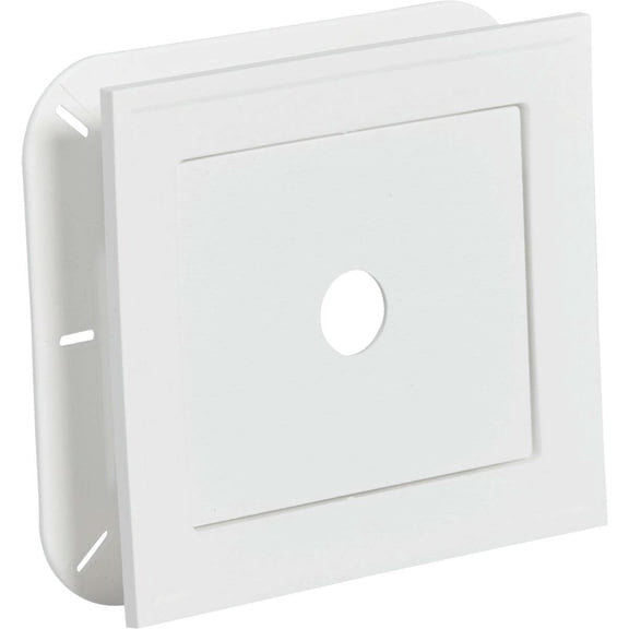 Ply Gem 7-1/4 In. x 8-1/8 In. White Vinyl Mounting Blocks UNIBLOCK AW