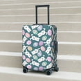 thumbnail image 6 of Fuzoiu Cute Rabbit Easter Print Suitcase Cover,Washable Luggage Covers for Suitcase,Elastic Luggage Protector Cover,Scratch Resistant Travel Suitcase Covers-Small, 6 of 7