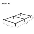 COMASACH 7 Inch Metal TwinXL Bed Frame, Bed Base for Box Spring, Heavy