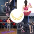 thumbnail image 5 of Tres colores de silicona jalea tensión cuerda banda elástica yoga fitness espalda abierta ejercicio brazo, 5 of 5