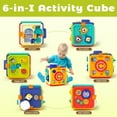 thumbnail image 7 of Liegorji 6 in 1 Busy Board, Montessori Toys for  Toddler, Educational Early Development Activity Cube Toys for  Boys&Girls, Ideal Gifts for 1-8 Ages, 7 of 7