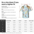 thumbnail image 6 of Lsque Cute Gnome Bee Collects Honey pattern Hawaiian Shirt for Men, Unisex Summer Beach Casual Short Sleeve Button Down Shirts-X-Large, 6 of 9