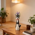 thumbnail image 5 of Husky Dog Resin Flower Vase,Cute Animal Shaped Vase for Home Decor,Hand-Painted Resin Dog Statue Planter,Multi-Purpose Storage Ornament for Living Room,Garden,Balcony,Gift for Dog Lovers, 5 of 6