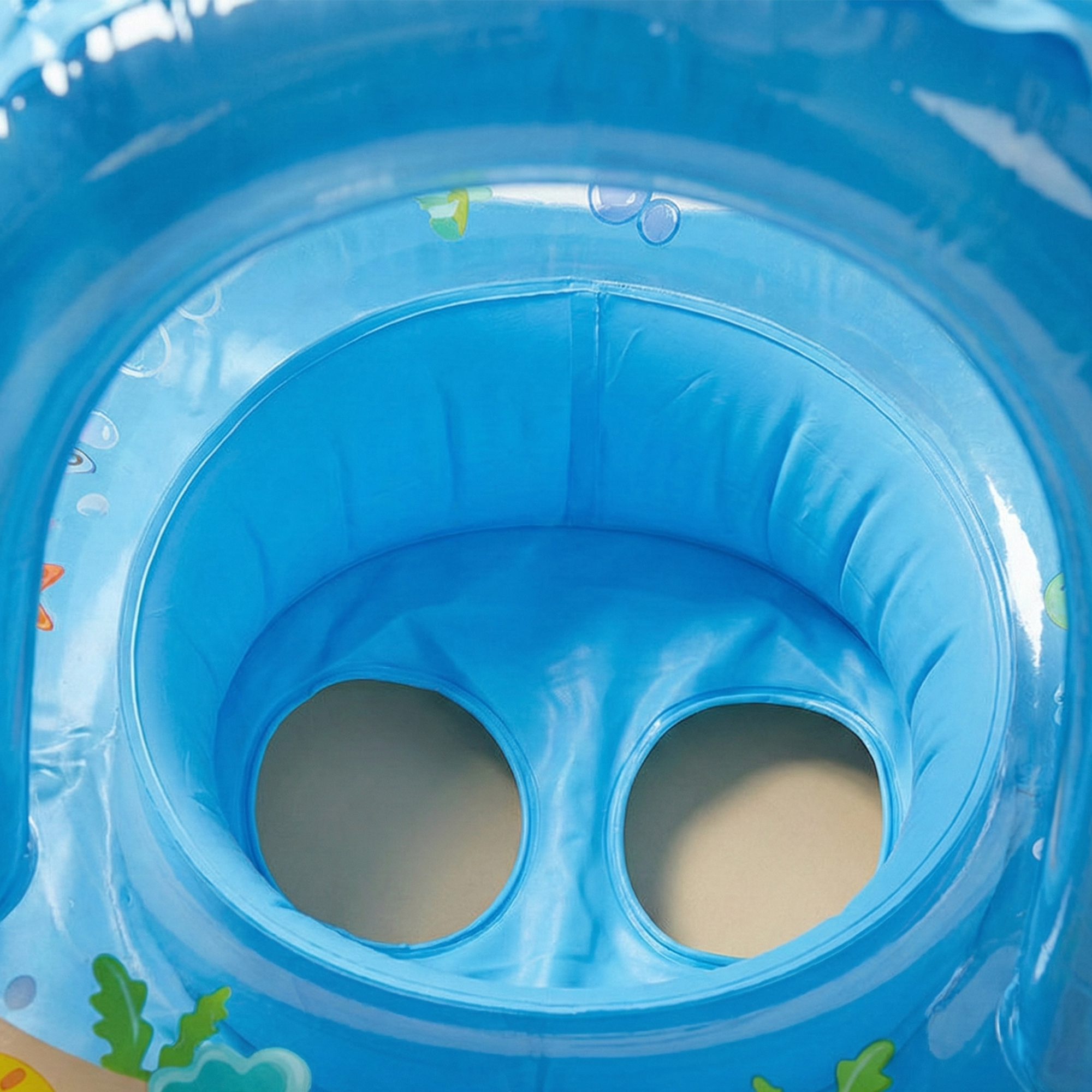 Flynow Baby Pool Float with Canopy and Bell Toy photo 2