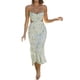 thumbnail image 3 of Txlixc Mujer Sexy Ahueca Hacia Fuera Maxi Vestido Spaghetti Straps Lace Up Bodycon Elegante Noche Fiesta Club Wear Midi Vestido Txlixc Casual, 3 of 8
