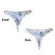 thumbnail image 3 of Fotbe Bird Butterfly Stripe Tanga Sin Costuras para Mujer con Estampado – Panties Invisibles, Transpirables y Cómodos para Uso Diario-X-Large, 3 of 6