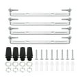 thumbnail image 1 of Unique Bargains 140mm Ceiling Light Plate Kit Light Fixture Mounting Bracket Plate Crossbar for Pendant Wall Light 4 Set, 1 of 7
