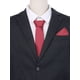 thumbnail image 5 of Conjuntos de corbatas para hombres INSPIRE CHIC, corbatas de lunares con pañuelo a juego para bodas y negocios, rojo carmesí, 5 of 5