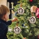 thumbnail image 5 of Animales Sonrientes Navideños con Gorros de Papá Noel Como Adornos para El Árbol, 5 of 6