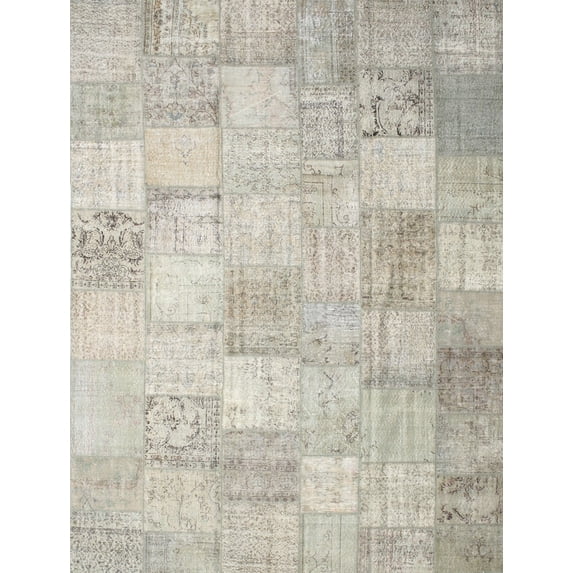 Ahgly Company Machine Washable Indoor Rectangle Contemporary Desert Sand Beige Area Rugs, 7' x 9'