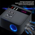 thumbnail image 5 of Giunmcul My Order Car Inverter 150W Peak 12V/24V To 110V LED Display Sockets Power Inverter Adaptor Fast Charging, 5 of 5