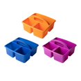 thumbnail image 1 of 3 Piezas Compartimiento de Escritorio Basket Multi Grid Clasificación Divisor Artesanía Organizador de Almacenamiento para Papelería Maquillaje , Azul Naranja Violeta BLESIY Cesta de almacenamiento, 1 of 8