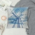 thumbnail image 2 of Helsinki Underground Metro Subway Throw Pillow, Multicolor, 2 of 5