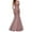 Pink, variant on Wdgfv Elegant Slim Fit Sequin Sleeveless Evening Gown with Unique Low Neckline for Women's Formal Prom Dress Red XXL