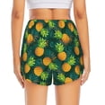 thumbnail image 4 of Fotbe Pineapples with Palm Leaves Womens High Waist Running Shorts Athletic Workout Quick Dry Shorts for Women with Pockets Gym Yoga Summer Shorts-X-Large, 4 of 9