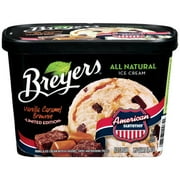Breyers Limited Edition American Summer Vanilla Caramel Brownie Ice Cream, 1.5 qt