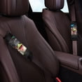 thumbnail image 3 of Chririnla Frog Road Trip Car Seat Belt Pads Magic Tape Seat Belt Shoulder Pad Non-Slip Polyester Compatible with Most Car Sedan SUV Auto, 3 of 8