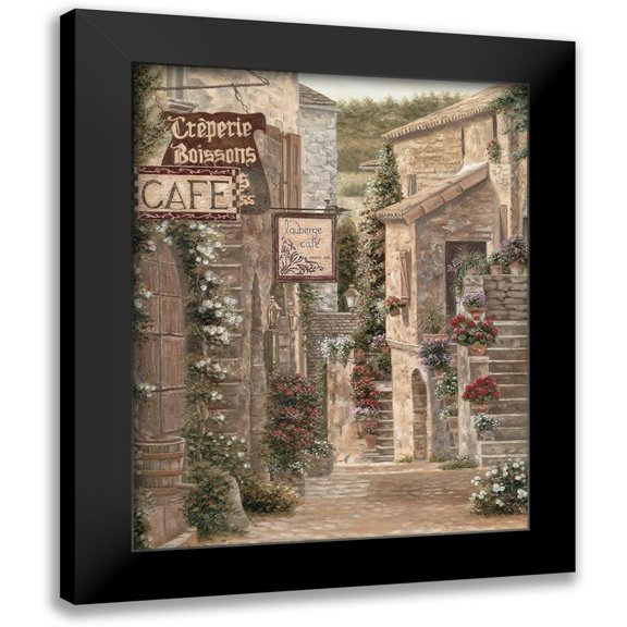 Brown, Betsy 12x14 Black Modern Framed Museum Art Print Titled - Creperie
