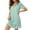Green# nightgowns for women, variant on Summer Nightgowns for Women Soft Cozy Short Sleeve Midi T Shirt Dress Breathable Casual Round Neck House Dress Beige Free Size