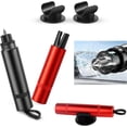 thumbnail image 1 of 2PCS,2-in-1 Window Breaker Seatbelt Cutter, One-Second Force-Driven Glass Breaker Flash Hammer, Car Emergency Escape Tool & Safety Essentials., 1 of 7