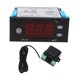 thumbnail image 1 of Temperature Controller Digital Display Microcomputer Thermostat for Seafood Pool Machine Heating Equipment AC12V, 1 of 4