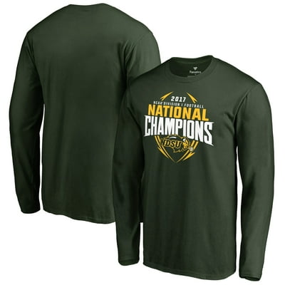 NDSU Bison 2017 NCAA FCS National Champions Long Sleeve T Shirt Green in Nepal at NPR 4543 Rating 5