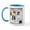 White/Blue Inside, variant on CafePress - Yellowstone NP Illustrated Ma Mug - 11 oz Ceramic Mug - Novelty Coffee Tea Cup