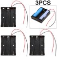 thumbnail image 1 of Kuymtek 3 Uds 3 Ranuras Plástico 18650 Baterías Estuche Protector Almacenamiento Con Pin Cable, 1 of 5