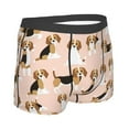 thumbnail image 3 of Kll Beagle Dog On Brown Men'S Cotton Boxer Briefs Underwear-Xx-Large, 3 of 9