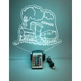thumbnail image 6 of Train Locomotive Vehicles Planes Trains and Automobiles Name Night Light Up Lamp Shape LED Personalized Custom Made Desk Table Lamp, It's Wow, with Remote 16 Colors Changing, Great Gift, 6 of 10