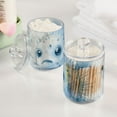 thumbnail image 6 of Ckdifva Blue Puffers Fish Storage Jar with Lid Acrylic Organization Storage Containers Set of 4, 6 of 7