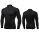 thumbnail image 4 of pstuiky camisas de manga larga para hombre, Camisa deportiva transpirable de manga larga y cuello redondo para hombre, color liso Tops casuales para hombres s, 4 of 5