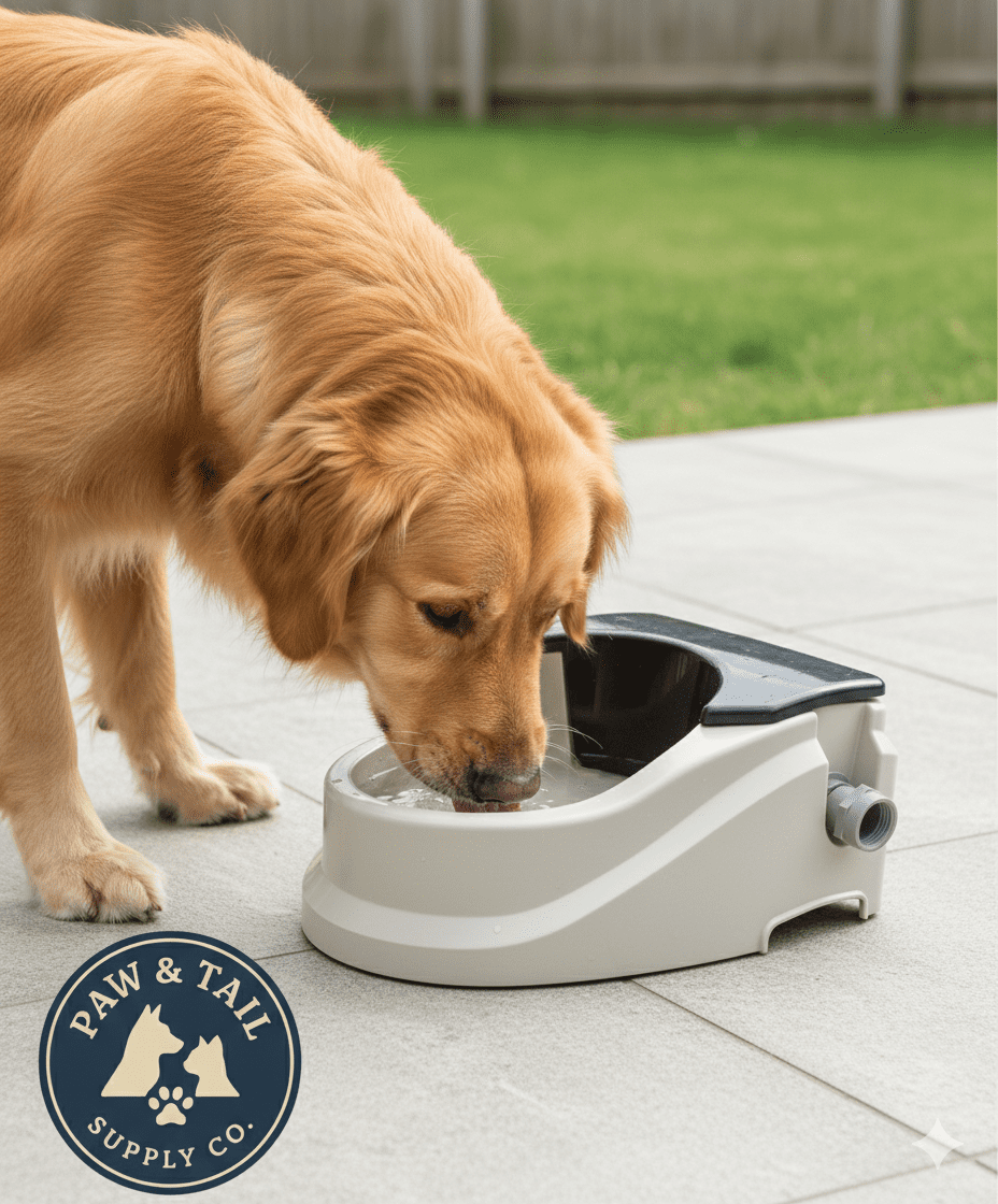 Bear Bear Pet Aqua Buddy Automatic Float Waterer 2 Qt Silver Black Outdoor