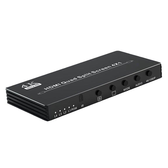 4K Quad Multi-viewer 4K 4X1 Seamless Switcher 4K 30Hz
