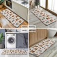 thumbnail image 6 of Beige Highland Cow Boot Flower Pattern Kitchen Rug Mat,Kitchen Runner Rugs Non Skid Washable,Decorative Kitchen Floor Mats for Kitchen,Sink,Laundry,17"x47.2", 6 of 7